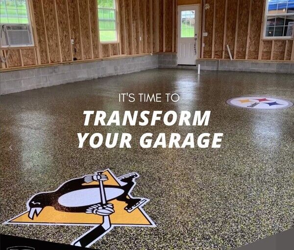 Custom Expoxy Garage Flooring in Pittsburg, PA (1)